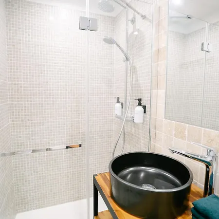 Charming With Sofa, Bed And Terrace-as Apartament