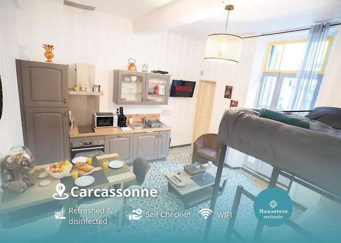 Charming With Sofa, Bed And Terrace-as Apartment